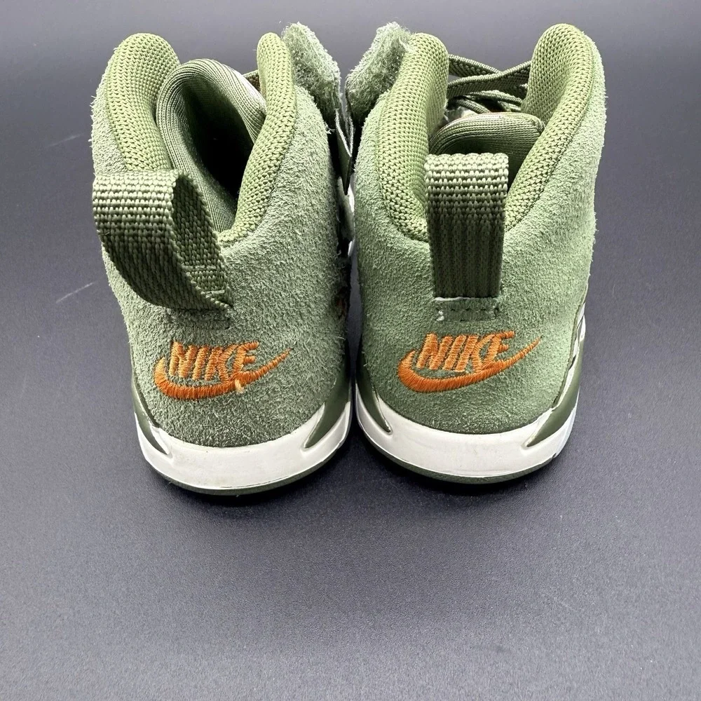 Nike Air Jordan MVP Shoes Toddler Sz 5 C Olive/Sail Jumpman Sneakers DZ5576-300